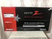NIB Sealed Zenith HD Up-Conversion DVD Player DVB712 Free Shipping