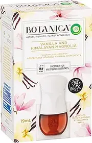 Botanica Liquid Electric Diffuser, Vanilla & Himalayan Magnolia, Device + Refill, 19mL