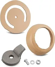 Pitcher Pump Repair Kit and Well Parts Set Fit for Simmons 1160/PM500 and No.2 Hand Pumps, Lower Valve Leather,Leather Cup Cast Iron Check Valve