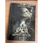 全新！傑克：巨人戰紀 JACK THE GIANT SLAYER 電影周邊筆記本