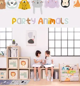 【Artso 亞梭】動物派對折疊收納箱-斑馬