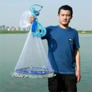 Hand-throwing Net Dip Nets Foldable Fish Trap Cast Net One Piece Fishing Net