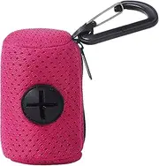POCHY Dog Poop Bag Holder | Mesh Fabric Attachment Bag Holder with Zipper - Portable Dog Poop Holder, Fashion Pet Supplies for Walking, Outdoor, Training