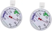 Cabilock 2pcs Refrigerator Thermometer 30-40°c Freezer Thermometer for Refrigeration Equipment