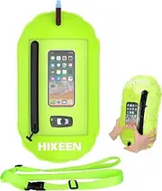 BOOSTEADY Swimming Buoy, Dry Bag, Buoy, Swimming, Inflatable Dry Bag, Swimming Buoy with Mobile Phone Case, Open Water Triathlon, Sport, Snorkelling, Racing, Training Accessories