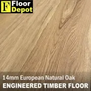 14mm Crystal (Natural color) Engineered Hardwood Timber Floor $55/m2