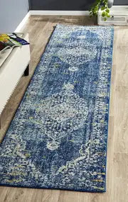 Museum Wilson Runner Navy Rug