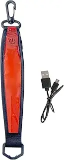 LED Light Up Keckagnes, LED Glowpack Medulating Them – Reflits with High Visibility | Portable Luminous Pendants for Night Hiking Camping, red, Fare riferimento alla descrizione