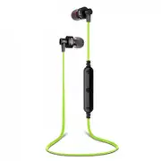 A990BL Metal Wireless bluetooth Earphone Waterproof Sports Stereo Bass Headphone Earbuds GREEN COLOR