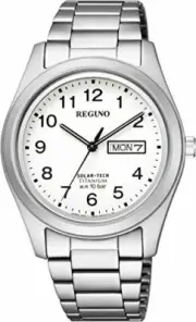 CITIZEN watch REGUNO Legno solartech standard titanium model KM1-415-13
