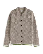 Scotch & Soda Crochet Cardigan Sweater