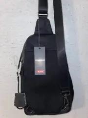 Tumi Black Convertible Backpack Sling Bag Kittery NWT NEW Pockets Drawstring