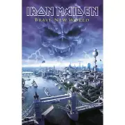 Iron Maiden Brave New World Poster Flag Official Fabric Textile Banner