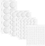 NUOBESTY Strong Adhesion Acrylic Double Sided Tape 204 Pcs Self Adhesive Dots for Crafts Double Sided Adhesive Circles Poster Tapes