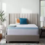 Memory Foam Soft and Breathable-Machine Washable Mattress Topper Cover, Queen, W