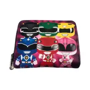 Power Rangers Character Print Zipped Around Wallet Coin/Cash Purse Unisex