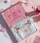 Upgraded Natural Rose Quartz Jade Roller Facial Roller + Butterfly Gua Sha Set