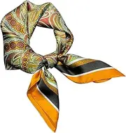 [HAMKVBPR] Neck Scarfs for Women Silk Square Scarf Spring And Autumn Light And Thin Multi-functional Square Scarf Ladies Neckerchiefs