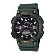 Casio Aqs810w-3a in Green