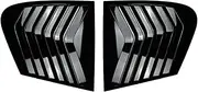 Compatible for BMW 1 Series F20 118i 120i Car Rear Window Shutter Cover Trim Window Louver Side Vent Shutter Panel 11-19 Accessories(Gloss Black)