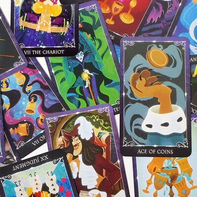 78* Villains Tarot Deck and Guidebook card game Tarot card