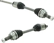 Front Complete CV Axle Shaft Assembly Pair Set 2pc ，Compatible With BMW E60 5-series