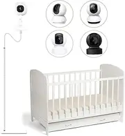 Derebir Baby Monitor Floor Stand Holder Mount Compatible with Nanit Pro & Flex Stand, for TP-Link Tapo C200/C210/C220, Kasa Camera EC70/EC71/KC410S -Adjustable Height and Angle Baby Monitor Stand