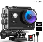 Action Camera 4K 20MP Ultra HD WiFi Waterproof Sports DV Remote Control Cam