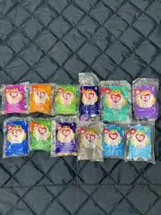 MCDONALDS TY TEENIE BEANIE BABIES COMPLETE VINTAGE SET Of 12 , SEALED Pinchers