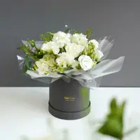 在飛比找誠品線上優惠-CNFlower西恩 白色夏戀 鮮花禮盒 送禮 鮮花 驚喜 