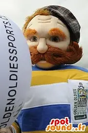 SpotSound Amazon mascot red-haired man, Irish