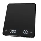 AU Smart Digital Scale Portable Timer Weighing Scale Gadgets (5000g/0.1g Black)