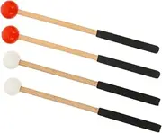 DRESSOOS 2 Pairs Marimba Mallets Durable Percussion Instrument Accessories for Xylophone Tongue Drum Stage Performance Elegant Design with Comfortable Grip