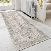 Runner Rug 2x5 Non Slip Machine Washable Vintage Hallway Runner Rug, 2X5 Taupe