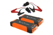 2x Maxxlee 600A Car 12V Vehicle Portable Emergency Jump Starter Battery Charger 16800mAh Dual USB Smart Clamp