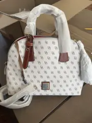Dooney & Bourke Gretta Small Audrey Bag Bone Color NEWNIP NWT
