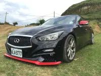 在飛比找Yahoo!奇摩拍賣優惠-Q50S 空力套件 Q50 前保桿 infiniti 只有一