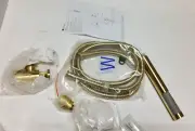 New Crosswater London PRO Modern Round Handshower Set Brushed Brass