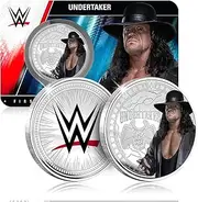 FANTASY CLUB The Undertaker WWE 32mm Official Collectible Coin - Tribute to The Funeral and WWE Legend - Limited Edition for Fans and Collectors