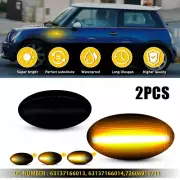 Fit Mini Cooper R52 R50 R53 LED Sequential Fender Side Marker Light Smoke Lens (for: Mini)