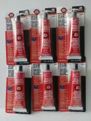 Gasket Makers Silicone PRO SEAL 6 RED HI-TEMP RTV 3oz 80726 PROSEAL Sensor Safe