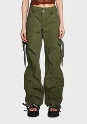 [dELiA*s by Dolls Kill] Olive On My Grind Cargo Pants