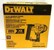 (MA3) DeWalt DCN681B 20V MAX Brushless XR 18Ga Narrow Crown Stapler (Tool Only)