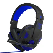 Gaming Headset USB Wired LED Headphones Stereo with Mic For PC Desktop & laptop