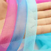 10M/Lot Colorful Mesh Tube Ribbon DIY Craft Hair Design Wreath Jewelry Multi Sew