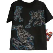 Toddler 4/5 XS Marvel Avengers Black Panther Wakanda Forever Boys short sleeve