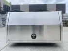 Flat Aluminium Canopy Toolbox 1775Wx1600Lx850 Ute Truck Trailer Gullwing Toolbox