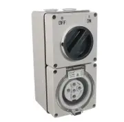 NLS 66CV510 - 5 Pin 10Amp Switched Socket Outlet IP66 - 30493