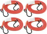 Bungee Cords with Hooks 3/8 Inch Thick Round Bungee Cord Heavy Duty Strong Ho...