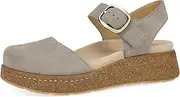 [Dansko] Brynlee Closed-Toe Platform Mary Jane for Women - Memory Foam and Suede Wrapped Footbed for an Extra Plush Comfort and Support